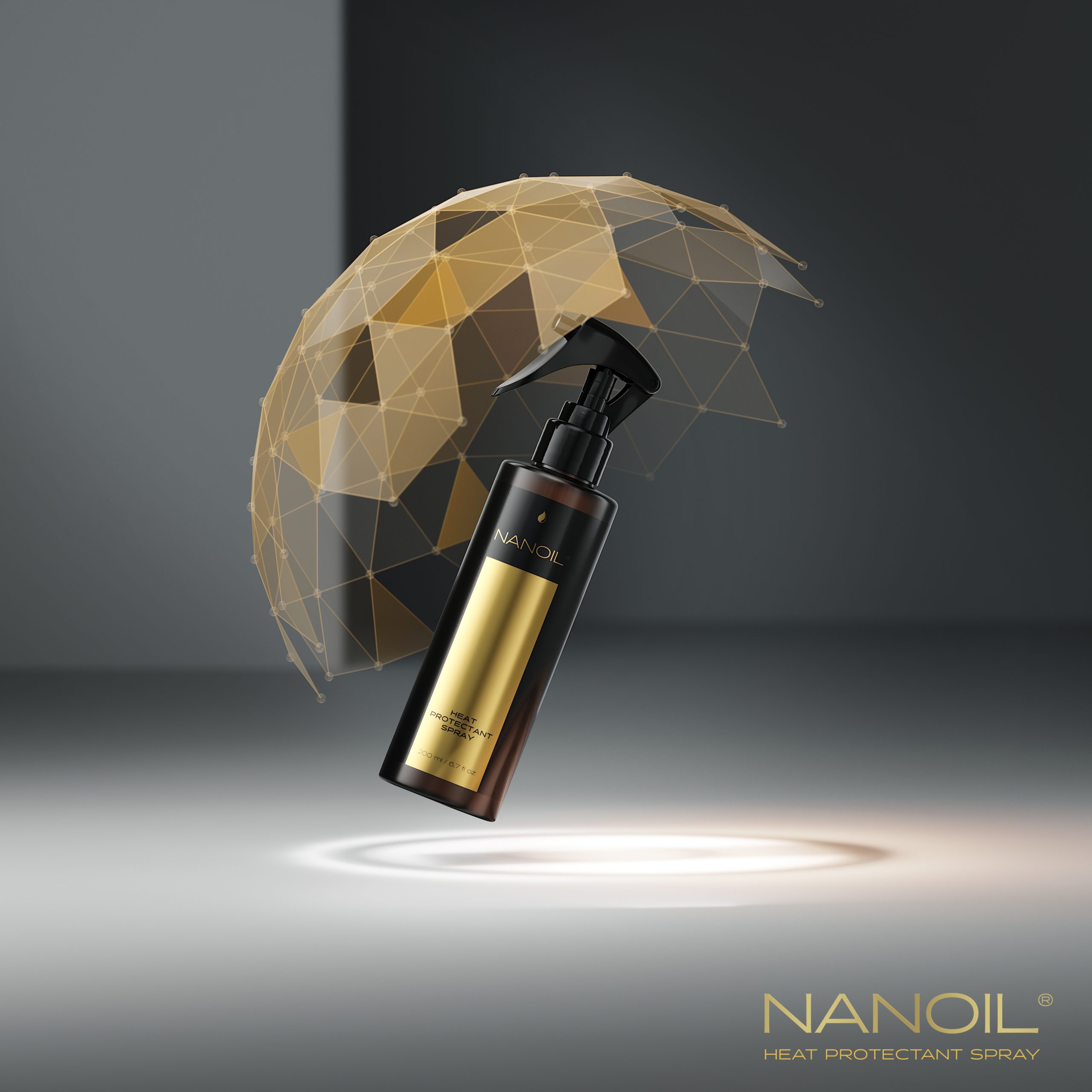 термозащитен спрей за коса Nanoil